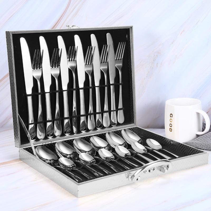 24-piece set of colorful western steak knife - Nioor