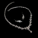 Zircon Simple Bridal Set - Nioor