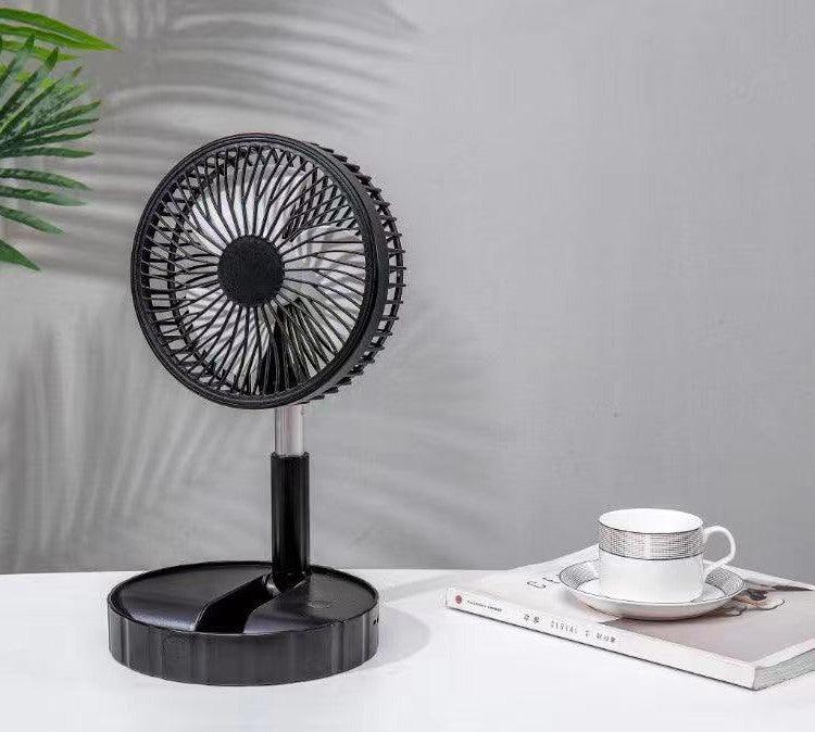 Strong Wind And Quiet Portable Telescopic Folding Fan - Nioor