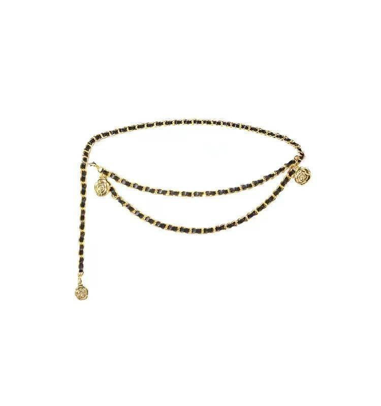 Women's Summer Camellia Waist Chain Fashion Accessories - Nioor