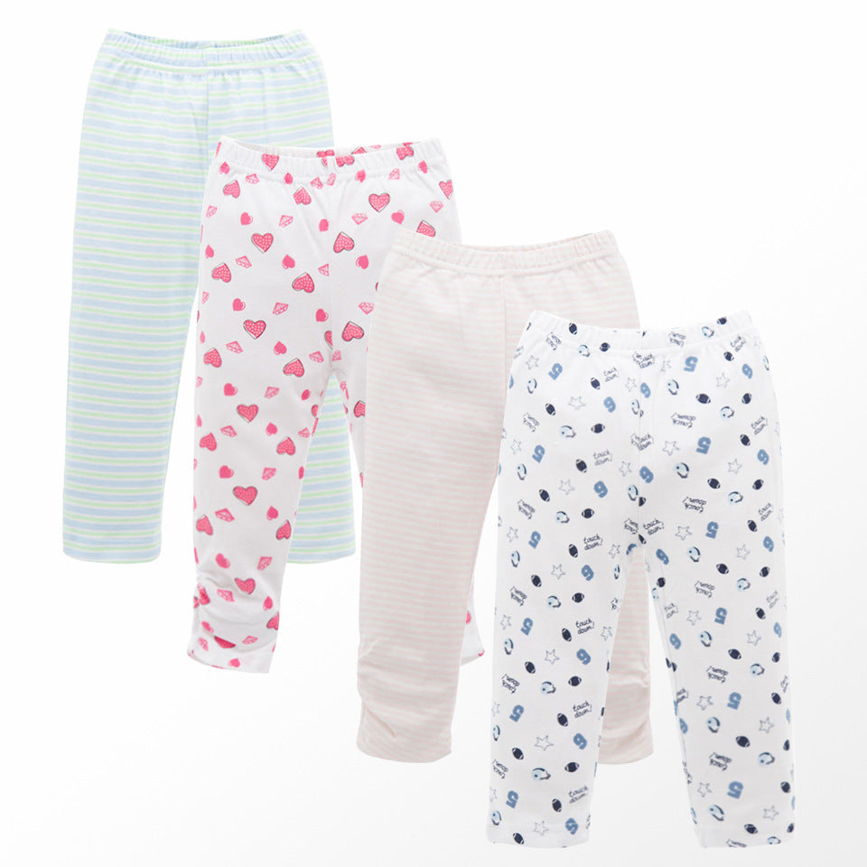 Spring Baby Leggings 4 Piece Pajamas