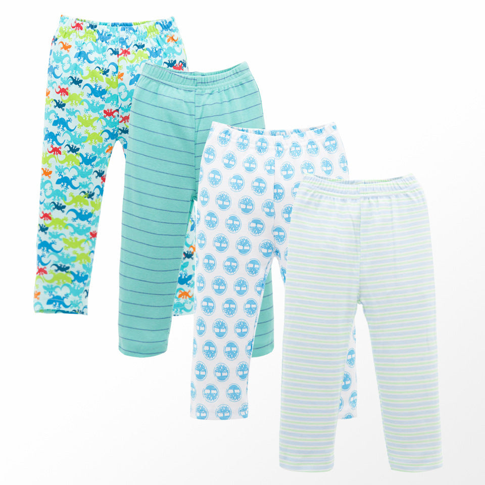 Spring Baby Leggings 4 Piece Pajamas