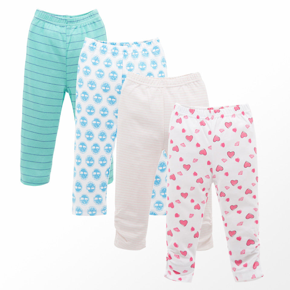 Spring Baby Leggings 4 Piece Pajamas