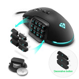 Button Laser Programming Gaming Computer Mouse Backlight Gaming Mouse - Nioor