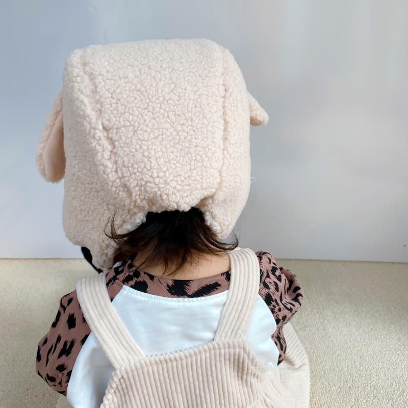 Children's Ear Cap Autumn And Winter Lamb Wool Hat