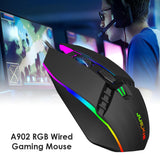 A902 Cable USB Mouse Notebook Desktop Luminous Mouse - Nioor