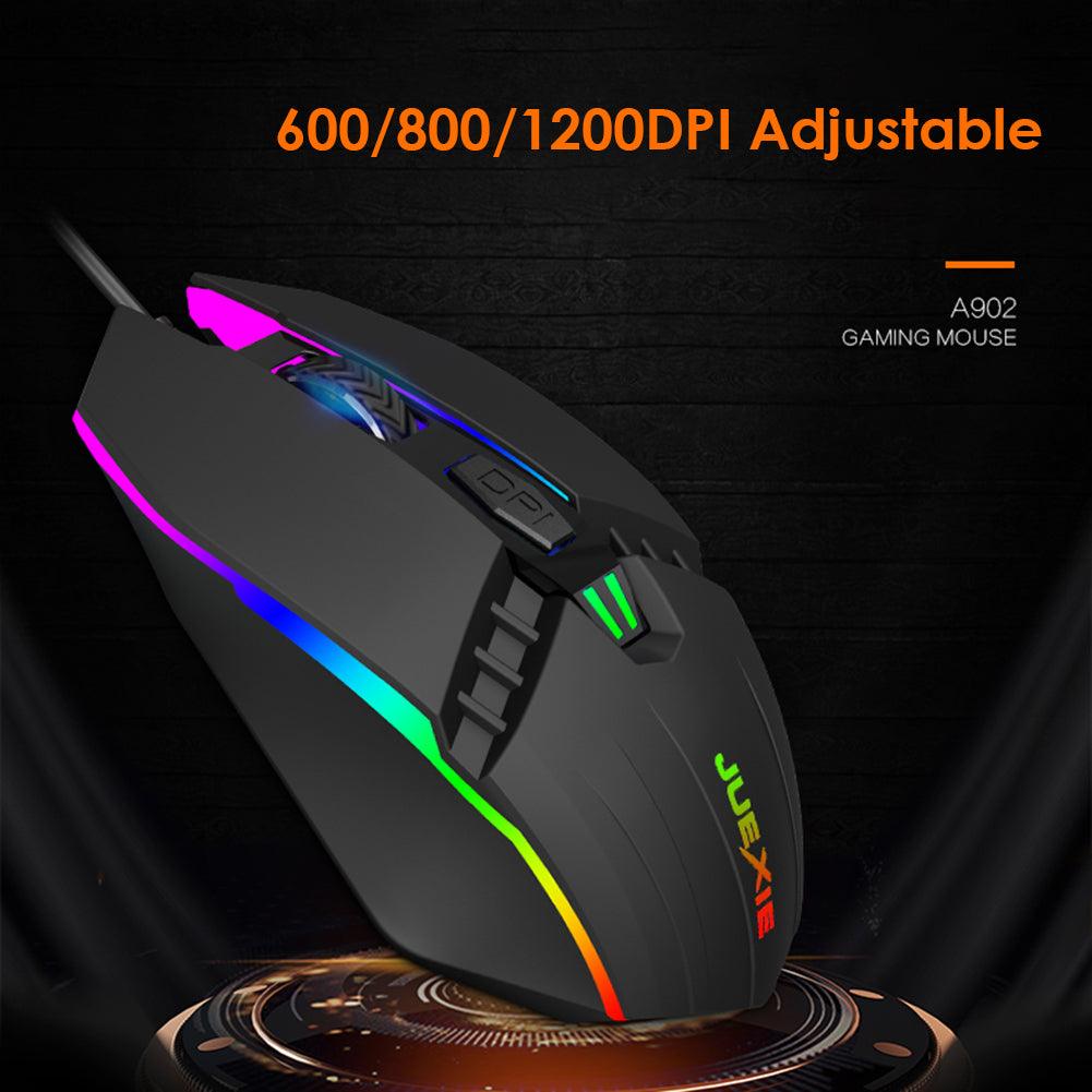 A902 Cable USB Mouse Notebook Desktop Luminous Mouse - Nioor