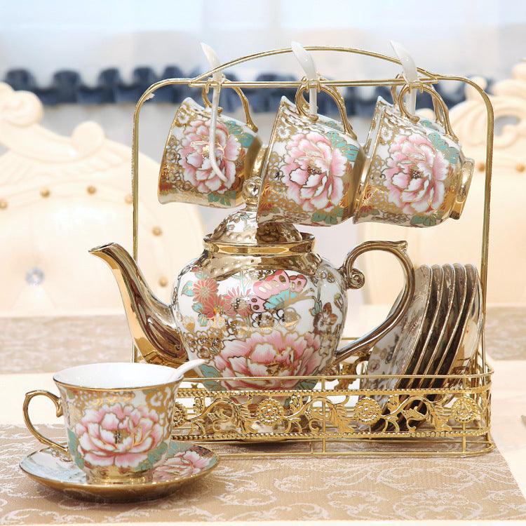 Creative Home Furnishing Ceramic Decoration Girl Girlfriends Practical Birthday Gift Tea Set - Nioor