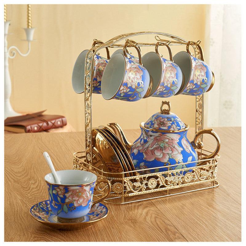 Coffee Cup Set Luxury Bone Set Cup Porcelain Ceramic Saucer Tea Set Tea - Nioor