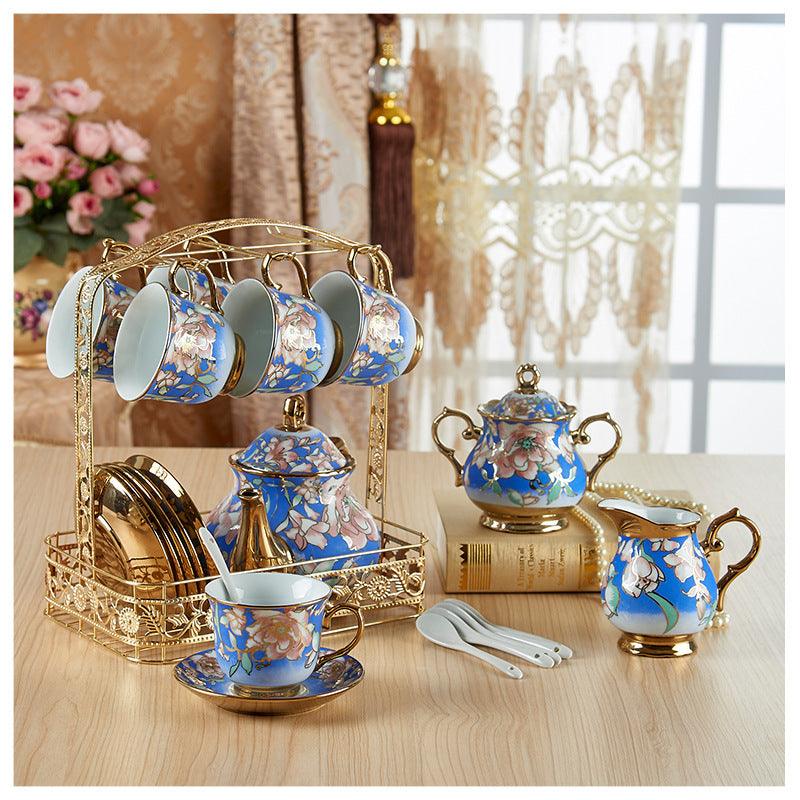 Coffee Cup Set Luxury Bone Set Cup Porcelain Ceramic Saucer Tea Set Tea - Nioor