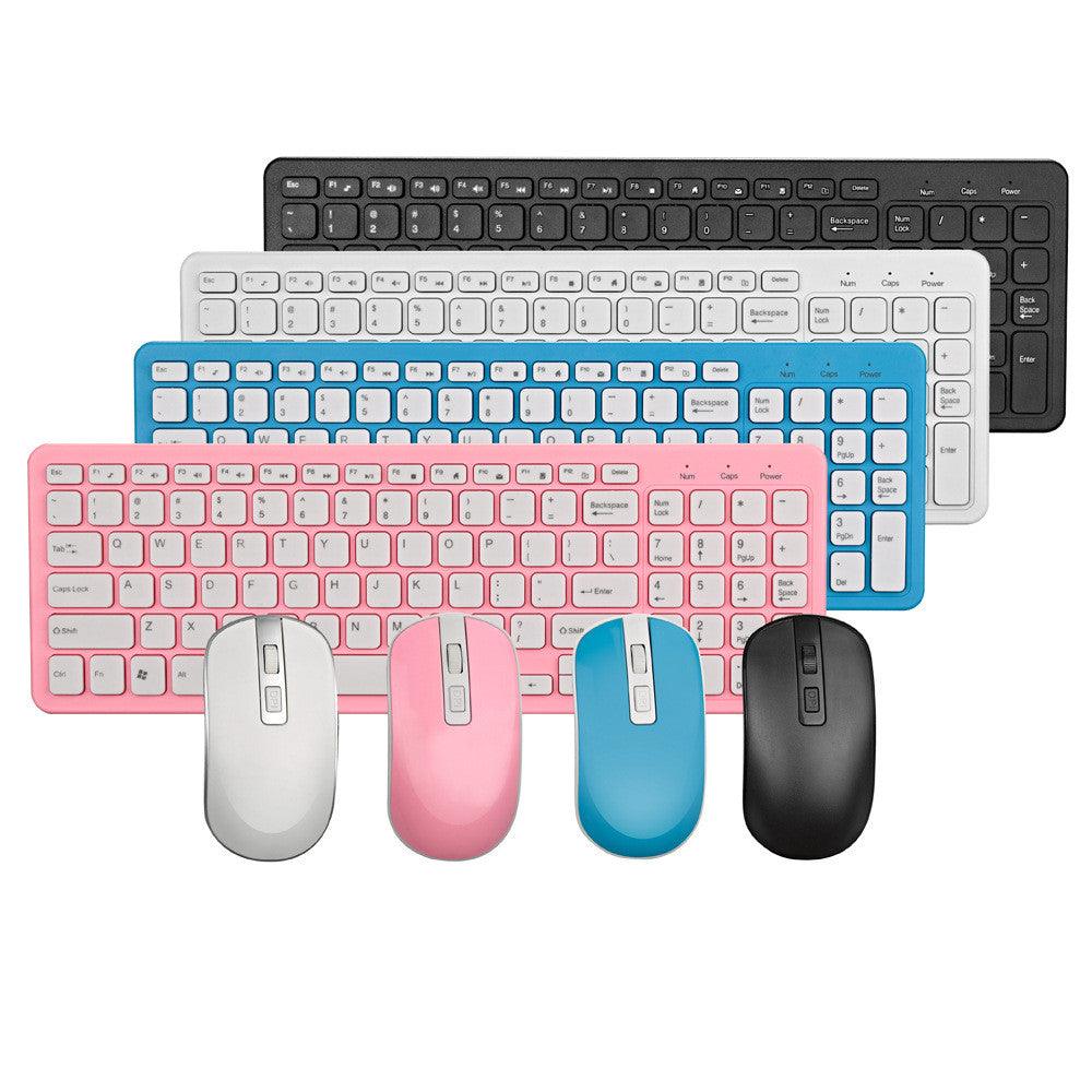 Wireless Mouse Keyboard Set Business Keyboard Desktop - Nioor