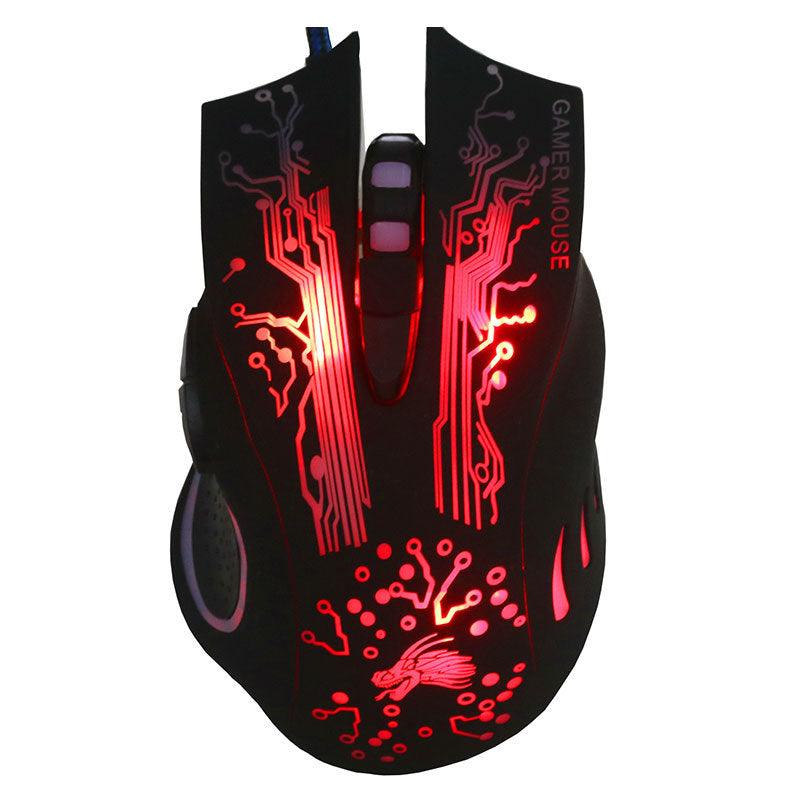 7-button Colorful Glowing USB Gaming Mouse USB Wired Mouse - Nioor