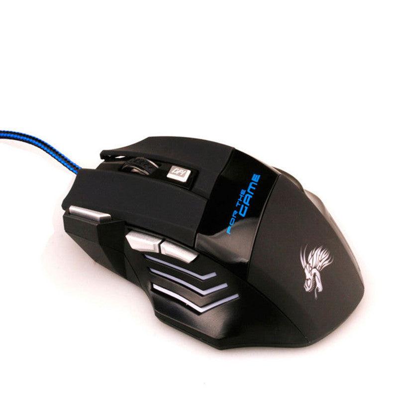 7-button Colorful Glowing USB Gaming Mouse USB Wired Mouse - Nioor