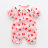 Baby One-piece Clothes Summer Thin Boy Baby Romper Pure Cotton