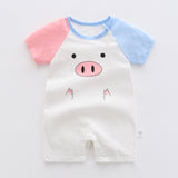 Baby One-piece Clothes Summer Thin Boy Baby Romper Pure Cotton