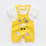 Baby One-piece Clothes Summer Thin Boy Baby Romper Pure Cotton