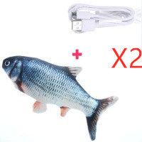 Electric Funny Cat Simulation Fish Beating Usb Jumping Cat Toy - Nioor