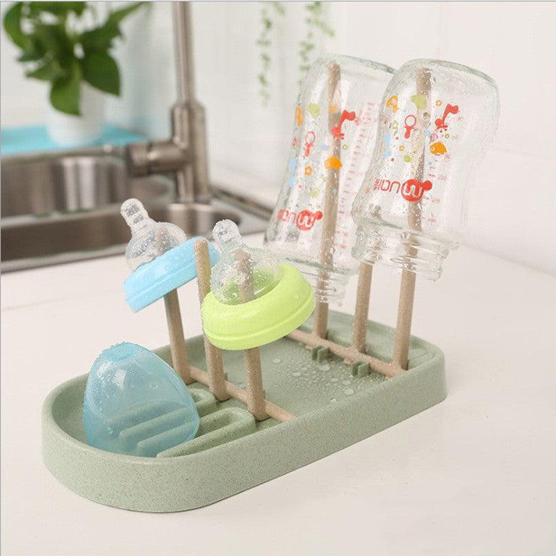 Baby Bottle Drying Rack Drying Rack Drain Stand Water Cup Holder Storage Box - Nioor