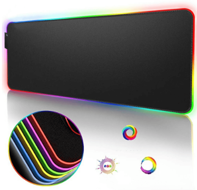 RGB Luminous Mouse Pad Led Magic Color Mouse Pad - Nioor