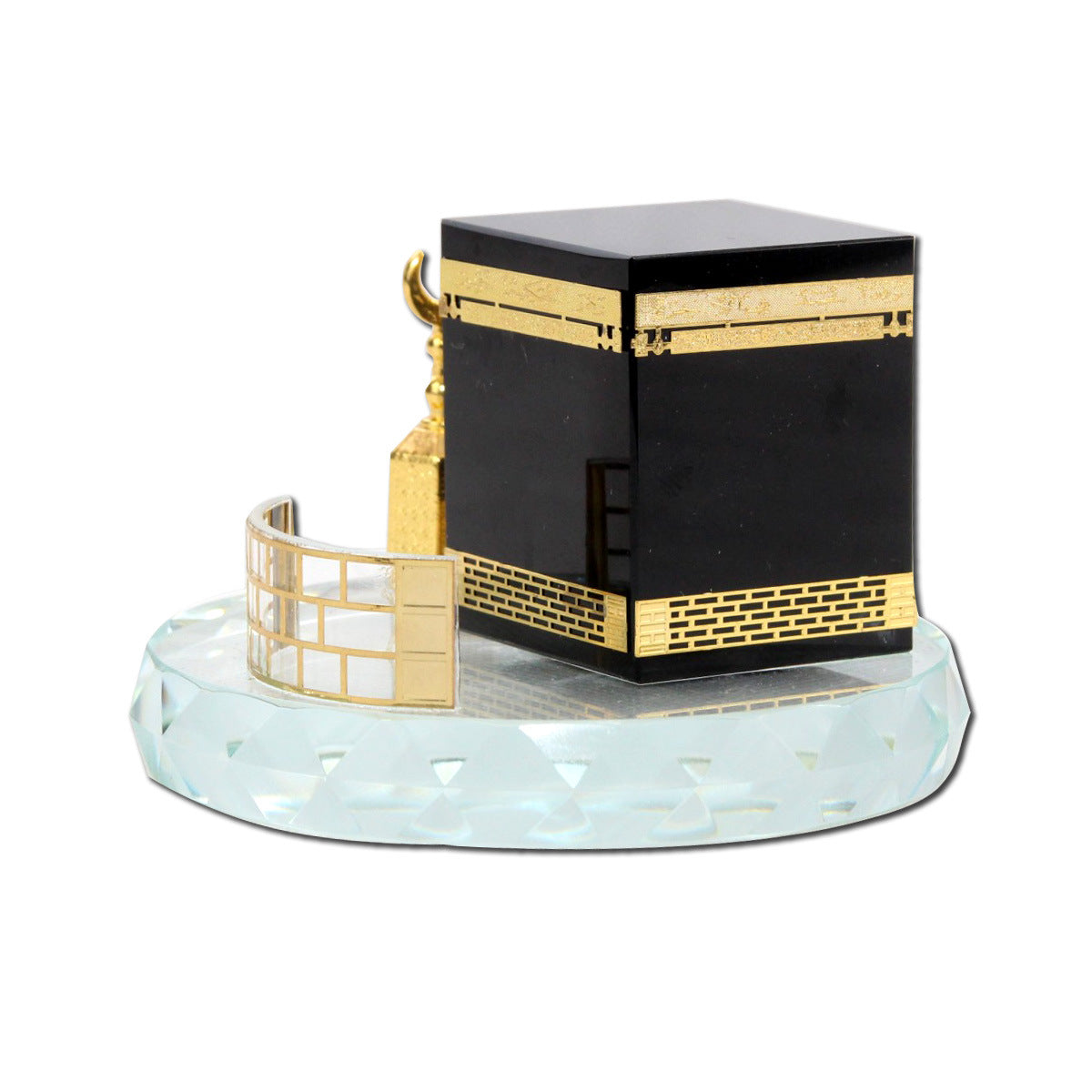 Round Kaaba Three-Piece Set Of Muslim Car Accessories