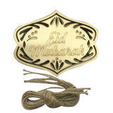 Eid Mubarak Pendant Desktop Wooden Decorative Ornament