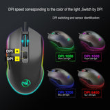 E-Sports Gaming Mouse With Luminous Wired Mouse - Nioor