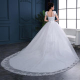 Large Trailing Lace Lace Tie Wedding Dress Slim And Slim - Nioor