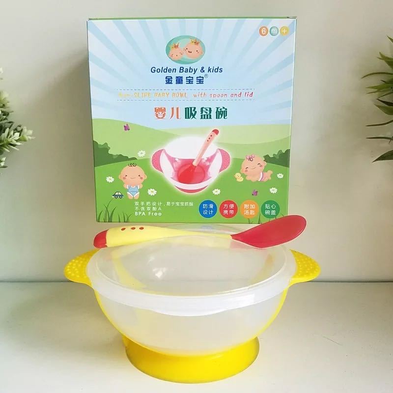 Children's Tableware Set, Baby Training Sucker Bowl Sense