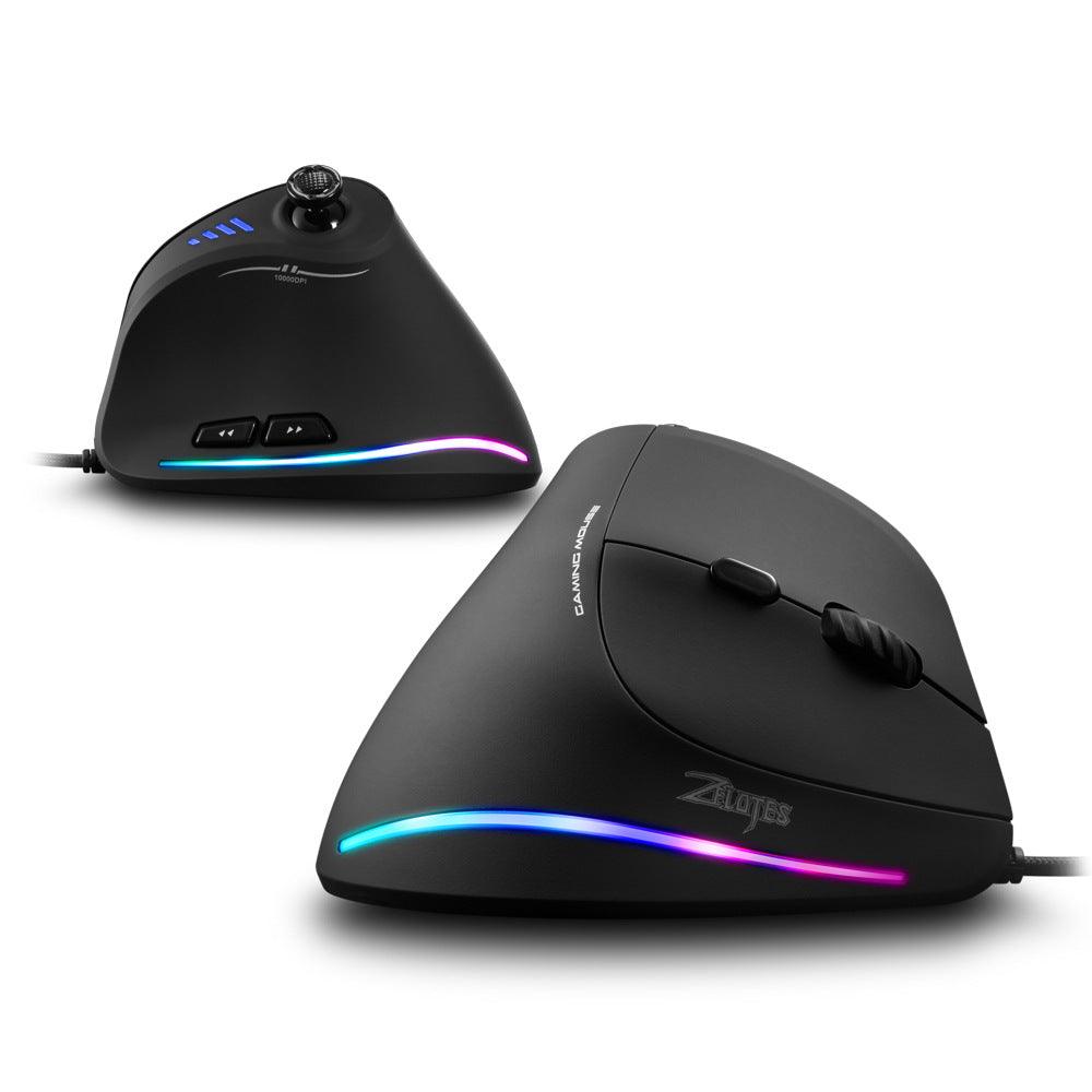Programming Mouse Wired Vertical Mouse Optical Mouse - Nioor