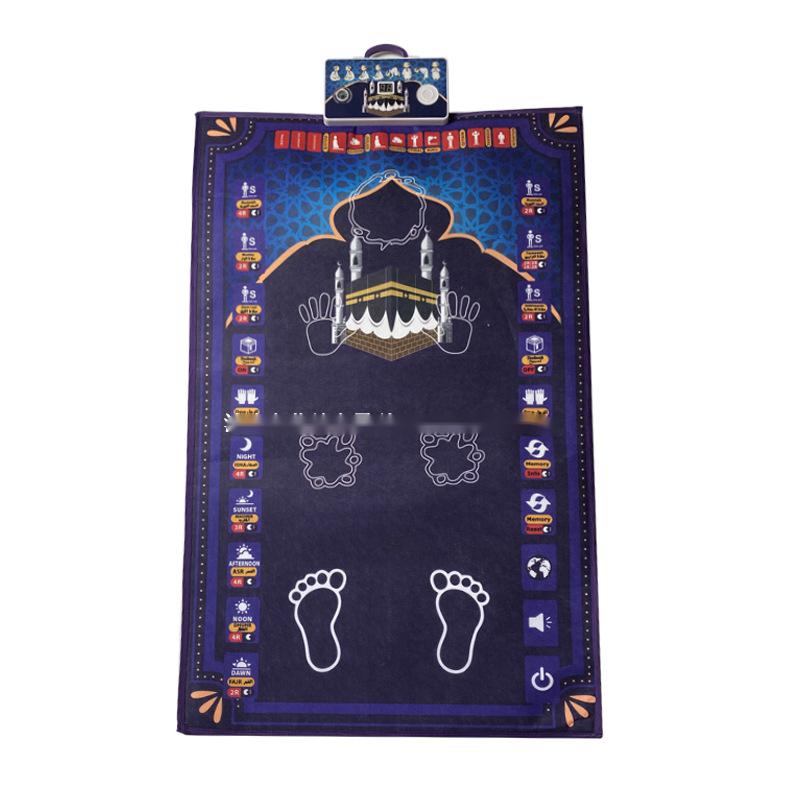 Simple  Printing Multicolor Muslim prayer mat