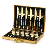 Golden Western Knife and Fork Household Cutlery Set - Nioor