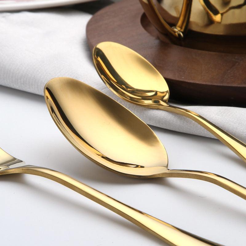 Golden Western Knife and Fork Household Cutlery Set - Nioor