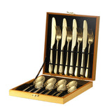 Golden Western Knife and Fork Household Cutlery Set - Nioor