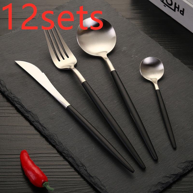 Stainless Steel Knife And Fork Set - Nioor