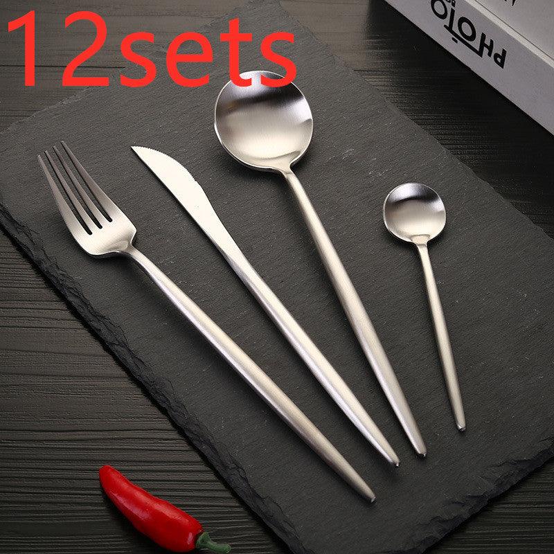 Stainless Steel Knife And Fork Set - Nioor