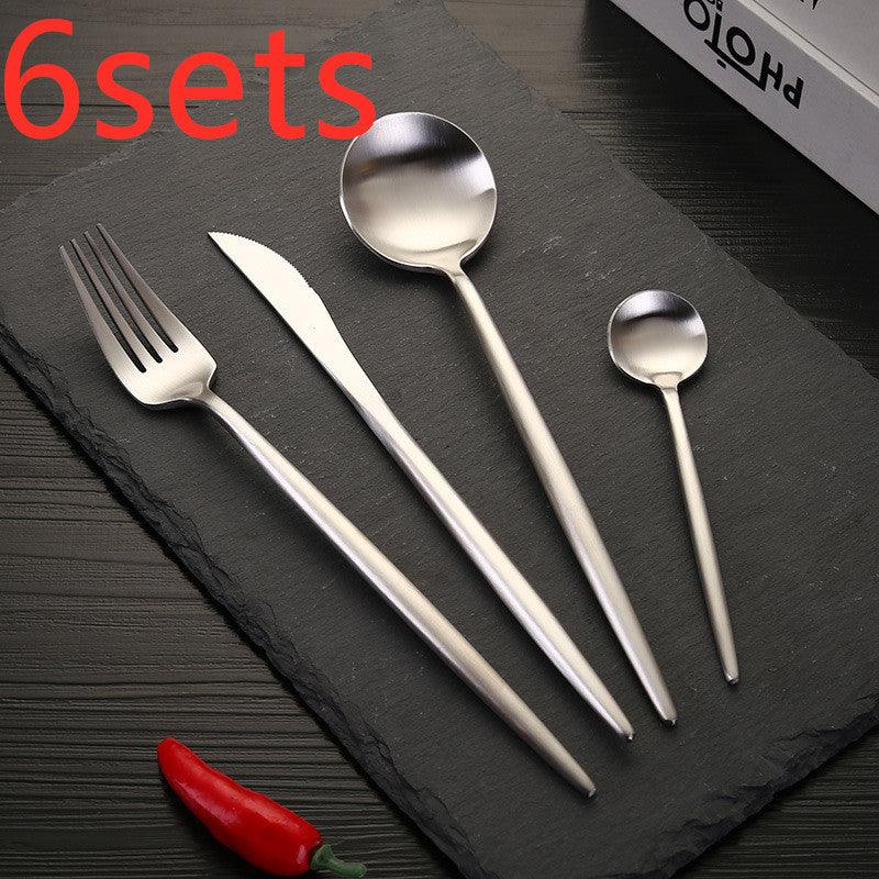 Stainless Steel Knife And Fork Set - Nioor