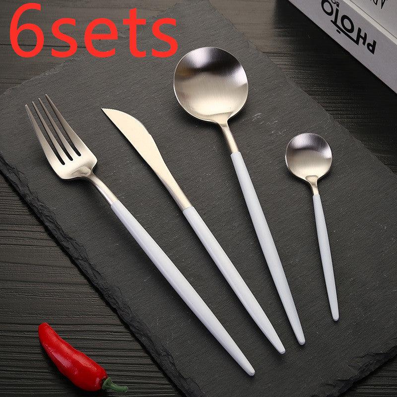 Stainless Steel Knife And Fork Set - Nioor