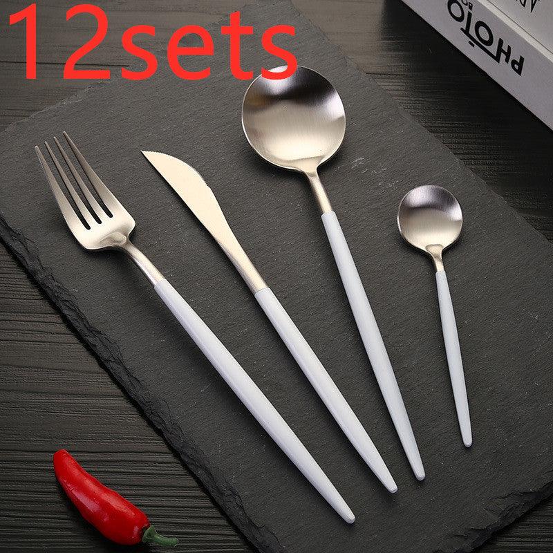 Stainless Steel Knife And Fork Set - Nioor