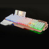 Metal Gaming Keyboard Backlit Keyboard Office - Nioor