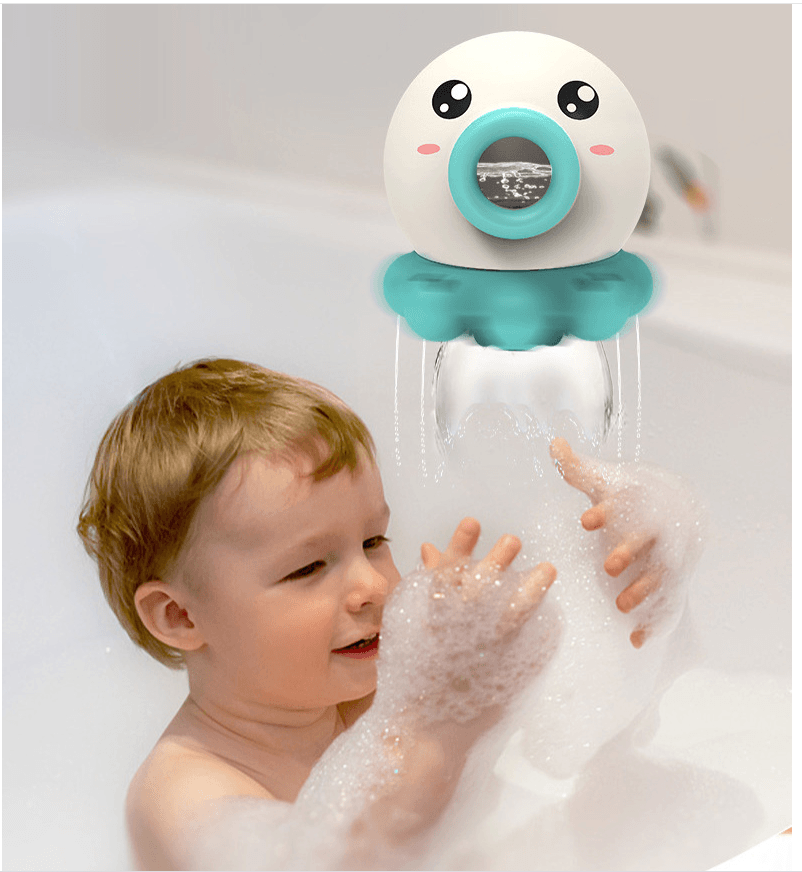 Octopus Fountain Bath Toy Water Jet Rotating Shower Bathroom Toy Summer Water Toys Sprinkler Beach Toys Kids Water Toys - Nioor