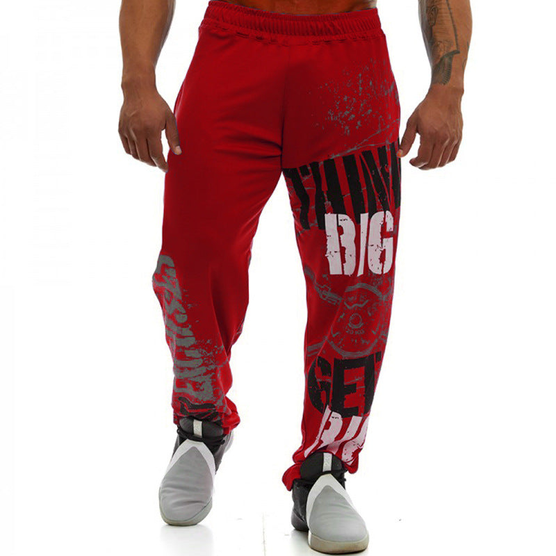 Hip-Hop Trend Print Training Sports Trousers