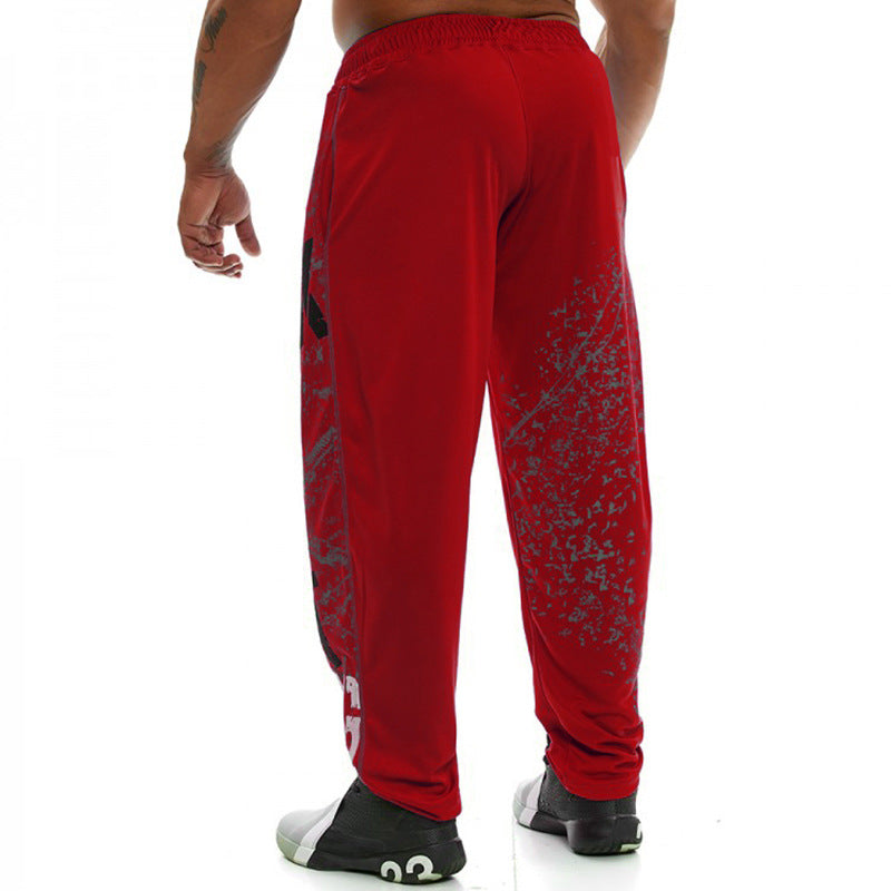 Hip-Hop Trend Print Training Sports Trousers