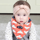 Baby Saliva Towel Plus Velvet Thick Triangle Scarf