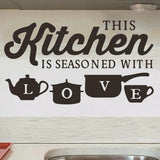 Kitchen Dining Room Creative Living Room Wall Sticker - Nioor