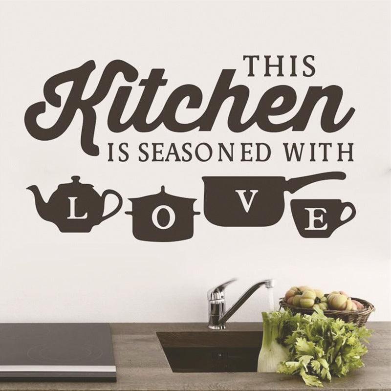 Kitchen Dining Room Creative Living Room Wall Sticker - Nioor