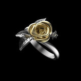 Fashion Ring Engagement Ring Flower - Nioor