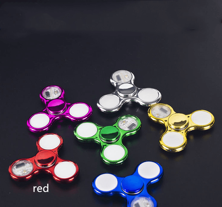 Luminous LED Light Fidget Spinner Hand Top Spinners Glow in Dark Light - Nioor