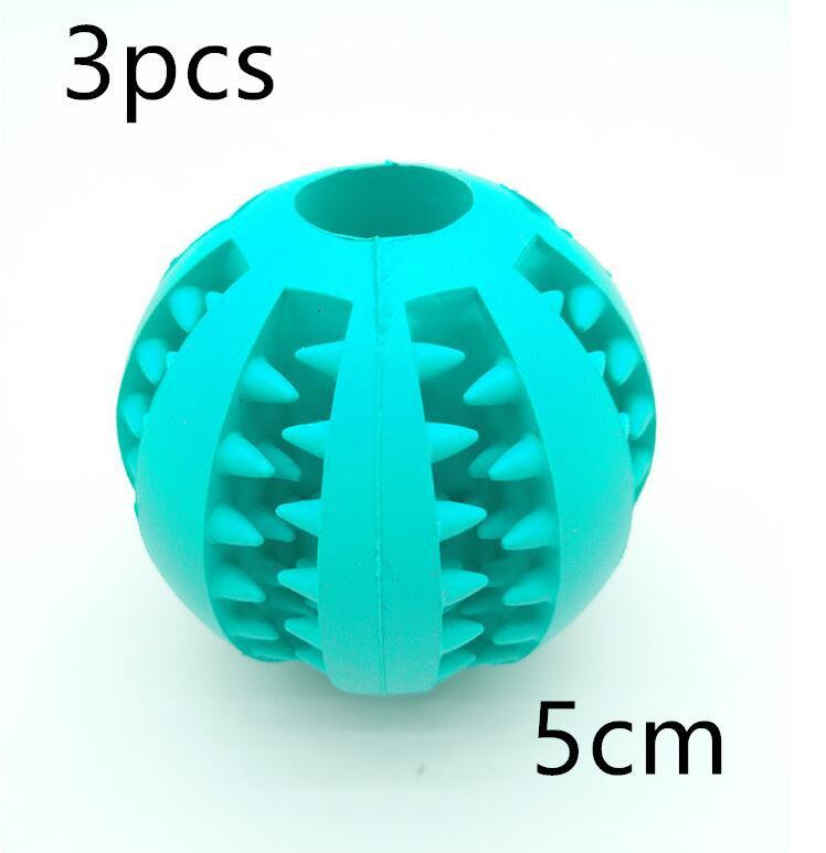 Pet Slow Feeder Dog Toy Cute Funny Rubber Dog Ball Toy - Nioor