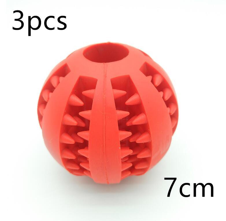 Pet Slow Feeder Dog Toy Cute Funny Rubber Dog Ball Toy - Nioor