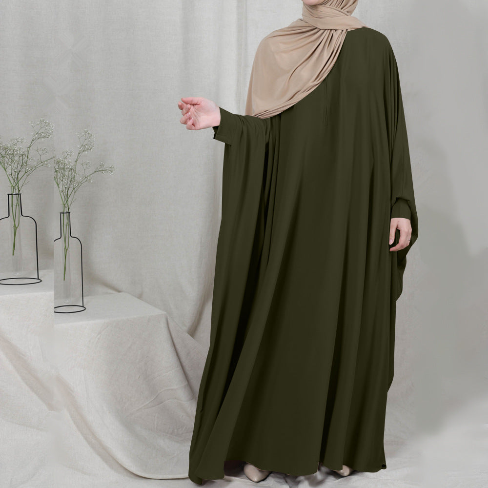 Eid Hooded Muslim Women Hijab Dress Prayer Garment Jilbab Abaya Long Khimar Full Cover Ramadan Gown Abayas Islamic Clothes Niqab